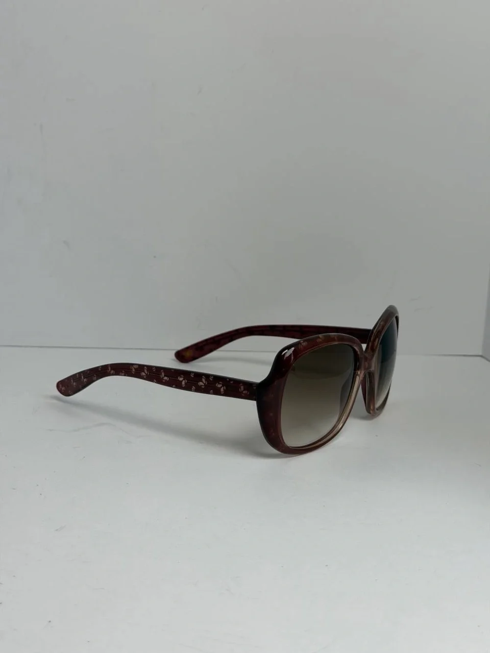 Bottega Veneta BV156/S UVD 02 Butterfly Print Brown Gradient Sunglasses